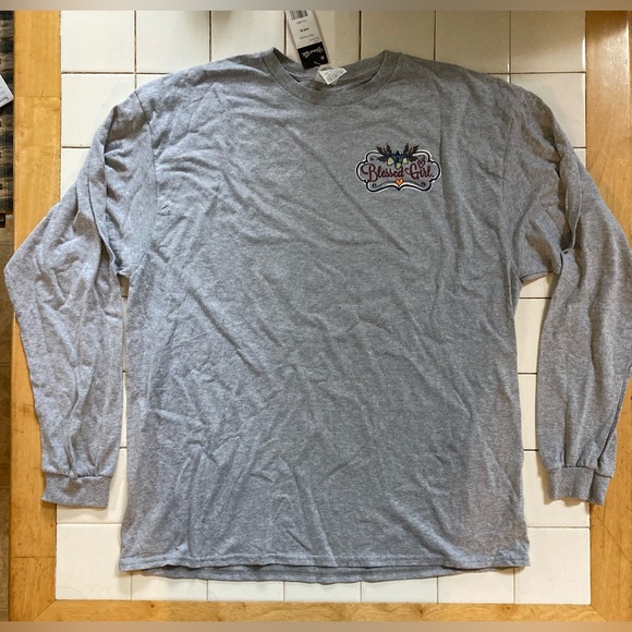 Blessed Girl Long Sleeve TShirt Give Thanks To The Lord Psalm 107:1 - Picture 4 of 4